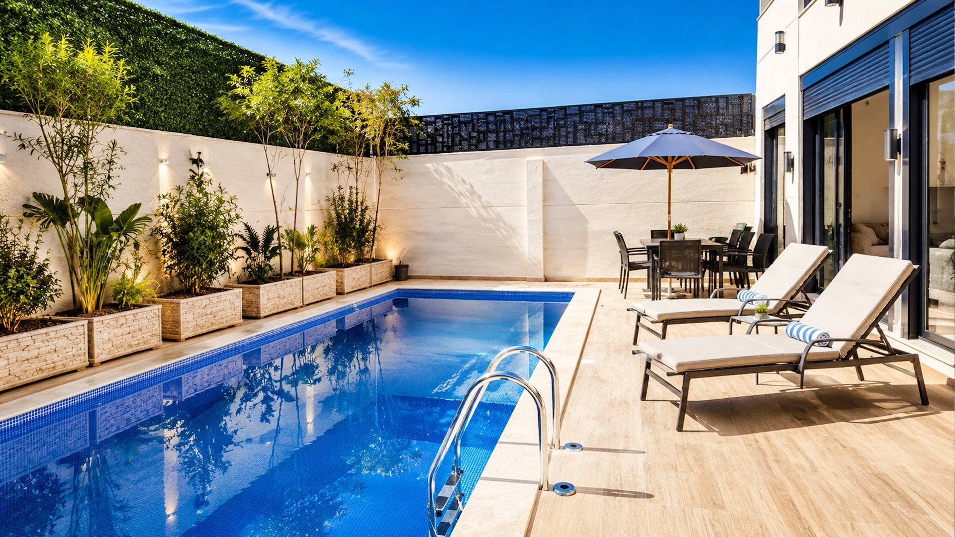 Villa avec piscine chauffée sans vis-à-vis à côté d’Alger